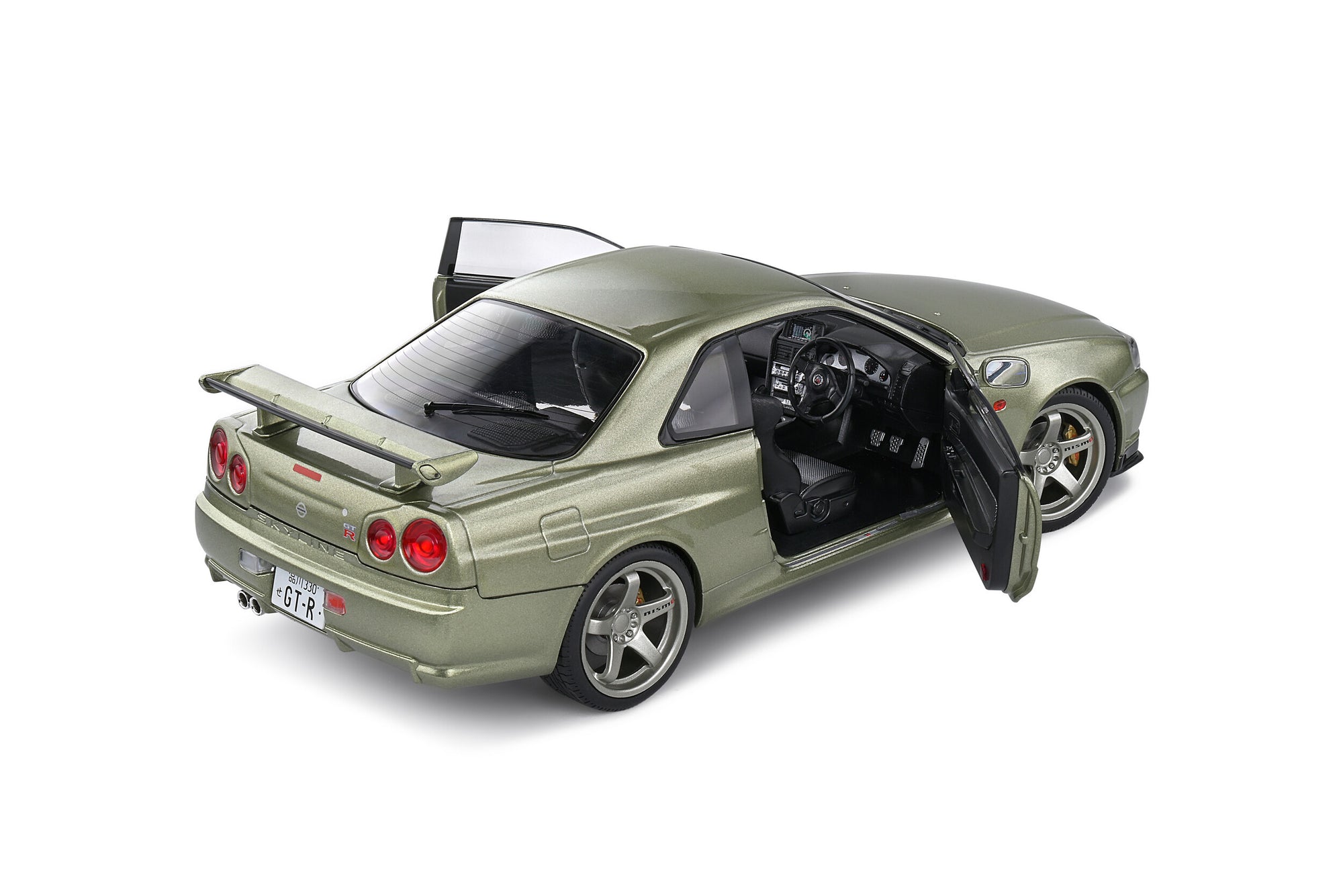 Solido 1:18 Nissan GT-R (R34) – Green Metallic – 1999