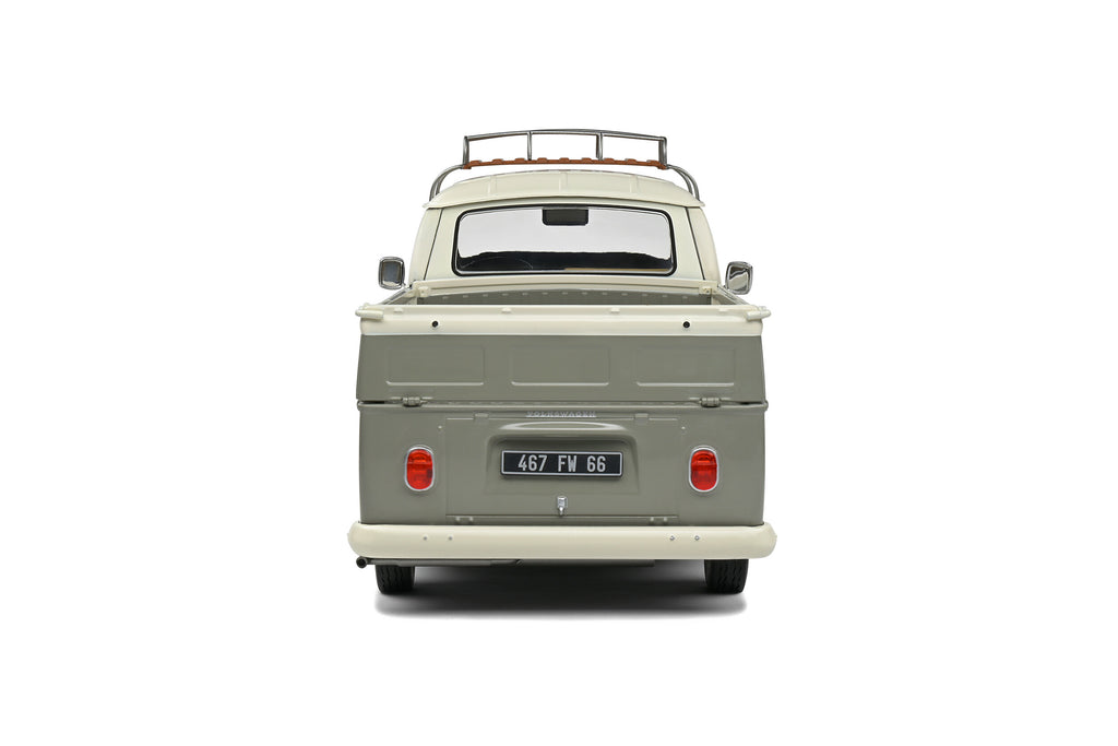 Solido 1:18 Volkswagen T2 Pick-Up – Grey | White – 1968