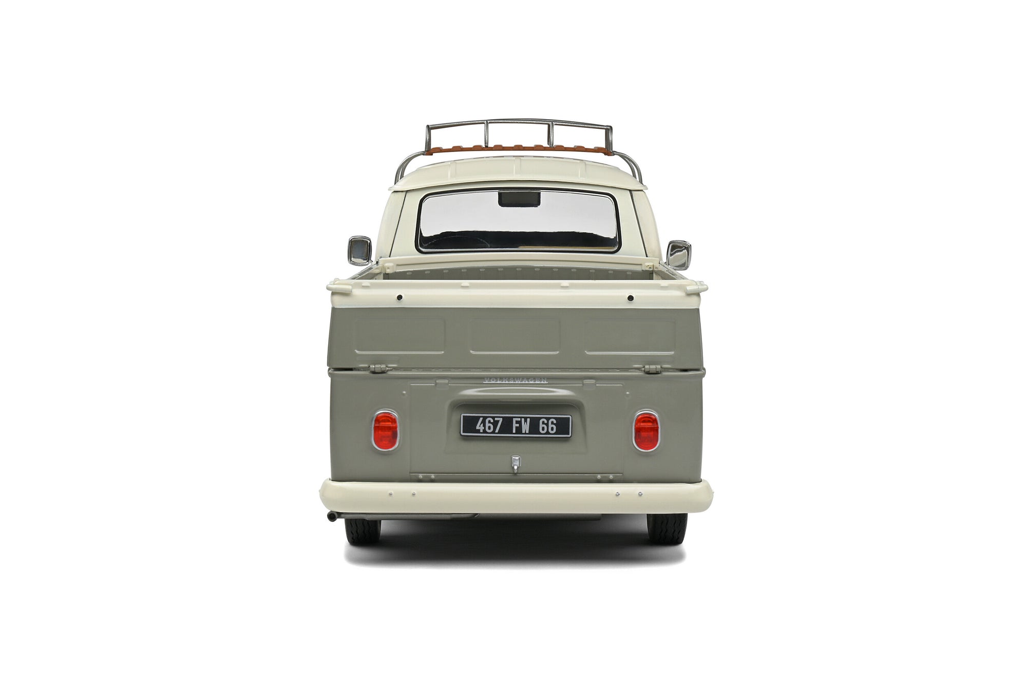 Solido 1:18 Volkswagen T2 Pick-Up – Grey | White – 1968