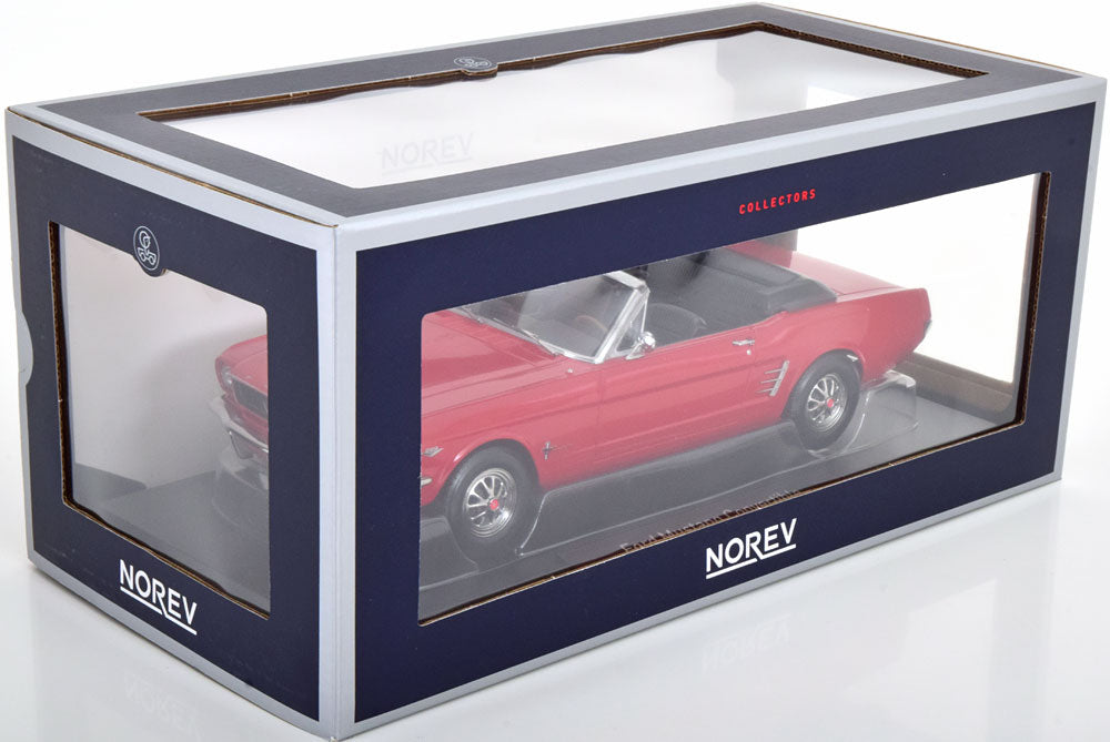 Norev 1:18 Ford Mustang Convertible 1966 red