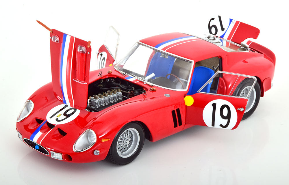 Kyosho 1:18 Ferrari 250 GTO No 19 2nd 24h Le mans 1962 Noblet/Guichet