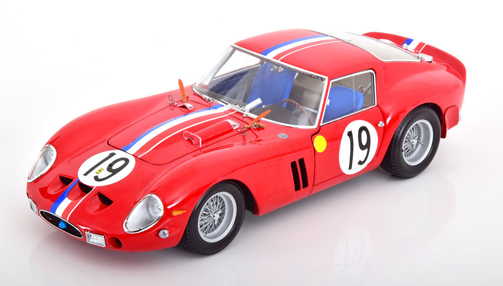 Kyosho 1:18 Ferrari 250 GTO No 19 2nd 24h Le mans 1962 Noblet/Guichet