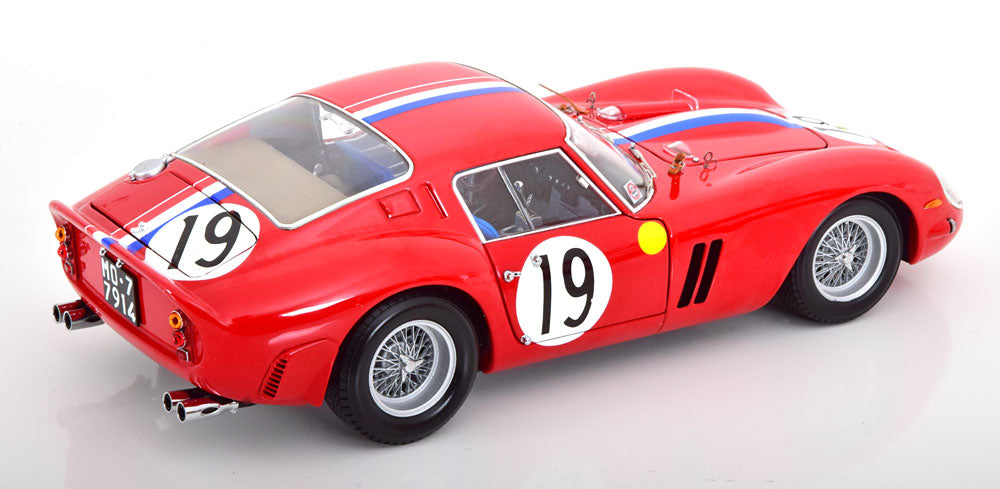 Kyosho 1:18 Ferrari 250 GTO No 19 2nd 24h Le mans 1962 Noblet/Guichet