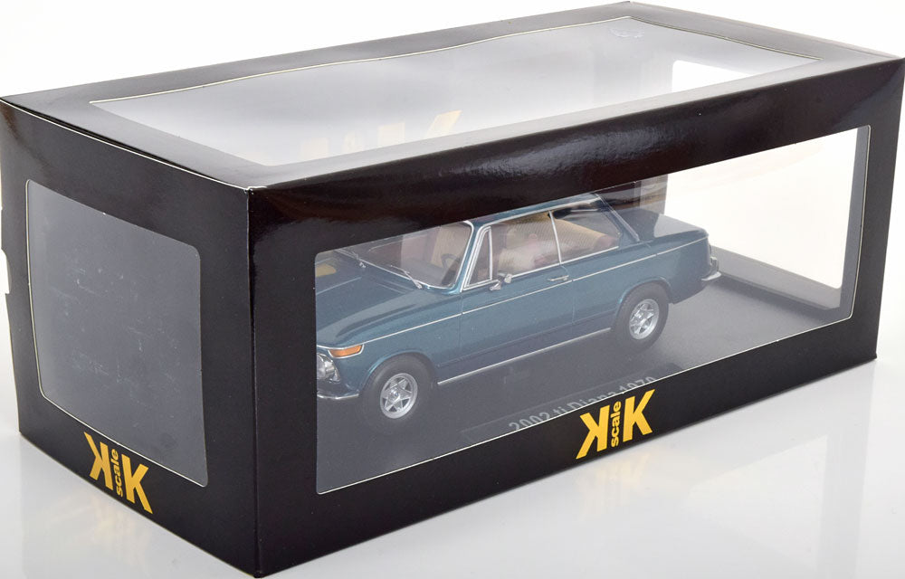 KK-Scale 1:18 BMW 2002 ti Diana 1970 turquoise-metallic