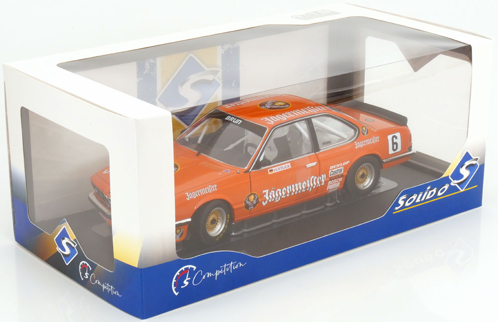 Solido 1:18 BMW 635 CSI E24 European Touringcar Champion 1984 Jaegermeister Stuck