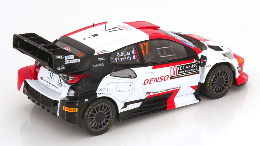 Ixo 1:18 Toyota GR Yaris Rally1 Winner Rally Monte Carlo 2023 Ogier/Landais