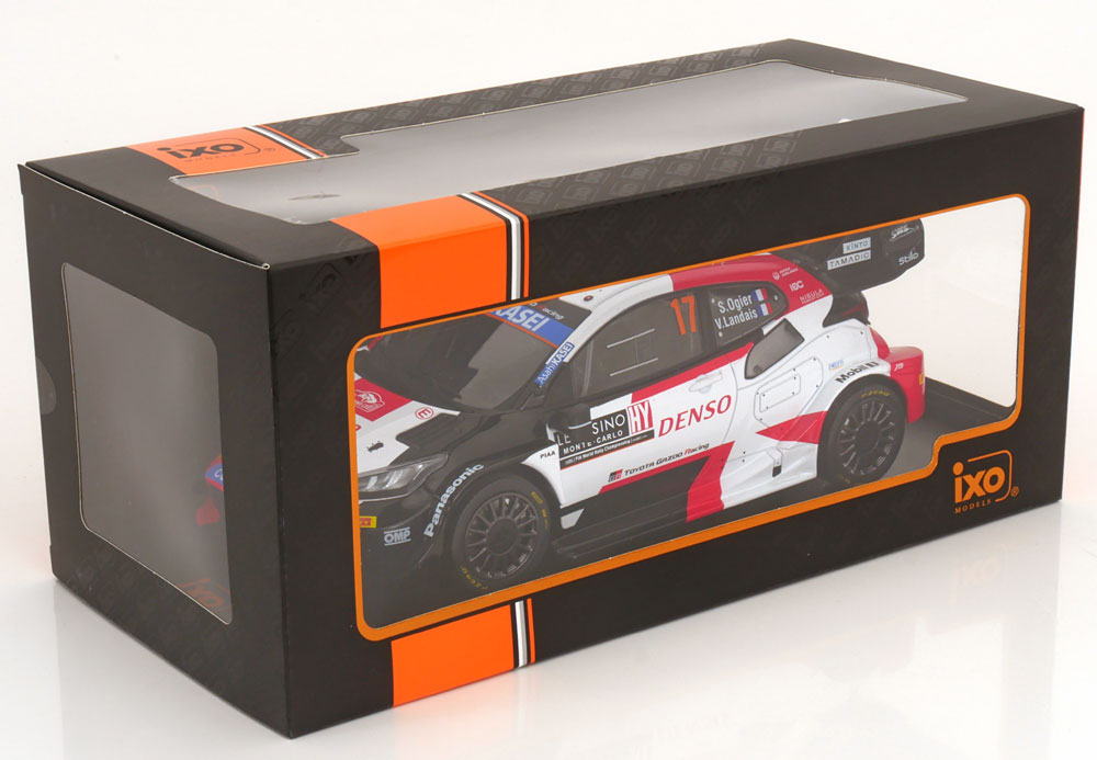 Ixo 1:18 Toyota GR Yaris Rally1 Winner Rally Monte Carlo 2023 Ogier/Landais