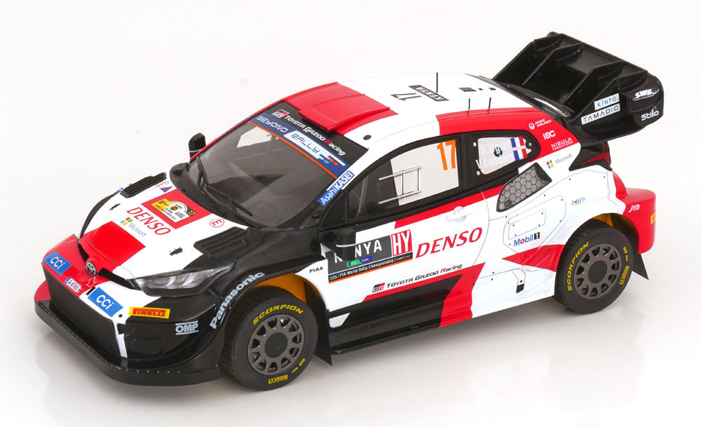 Ixo 1:18 Toyota GR Yaris Rally 1 Hybrid Winner Safari Rally 2023 Ogier/Landais