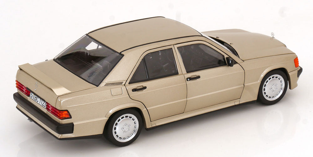 Norev 1:18 Mercedes 190 E 2.3 16V 1984 lightgold ( Dealer's Edition )