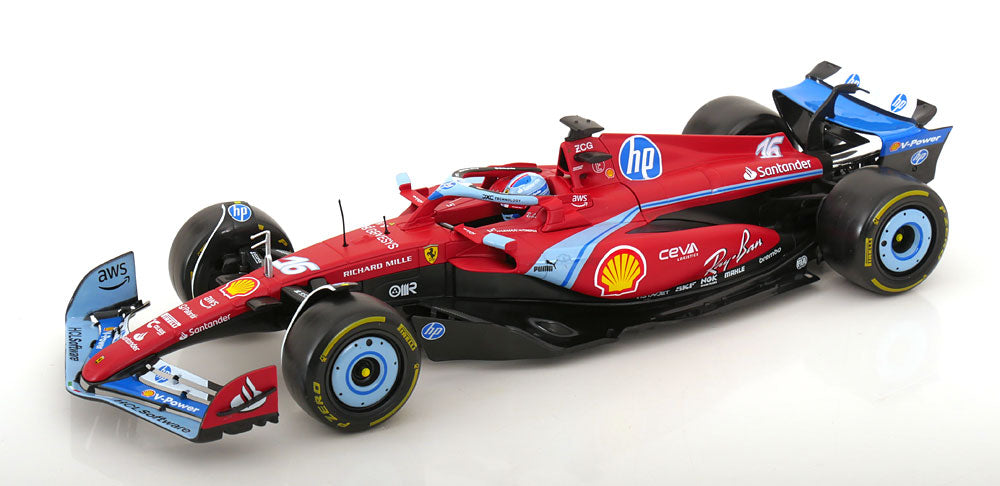 Bburago 1:18 Ferrari SF-24 GP Miami 2024 Leclerc