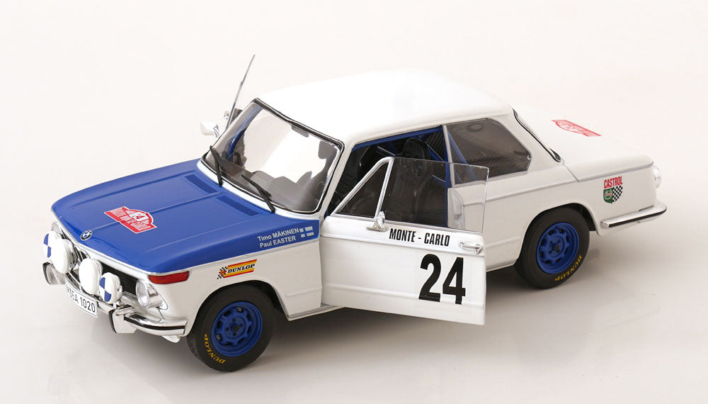 Solido 1:18 BMW 2002 Tii No 24 Rally Monte Carlo 1969 Mäkinen/Easter