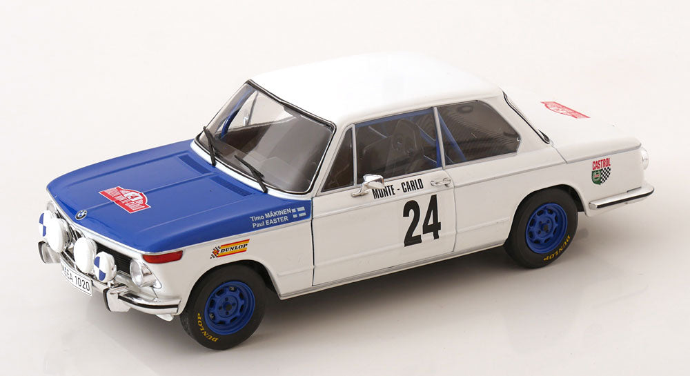 Solido 1:18 BMW 2002 Tii No 24 Rally Monte Carlo 1969 Mäkinen/Easter