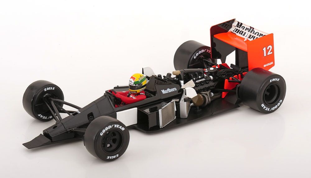 PremiumX 1:18 McLaren Honda MP4/4 GP Japan World Champion 1988 Marlboro Senna