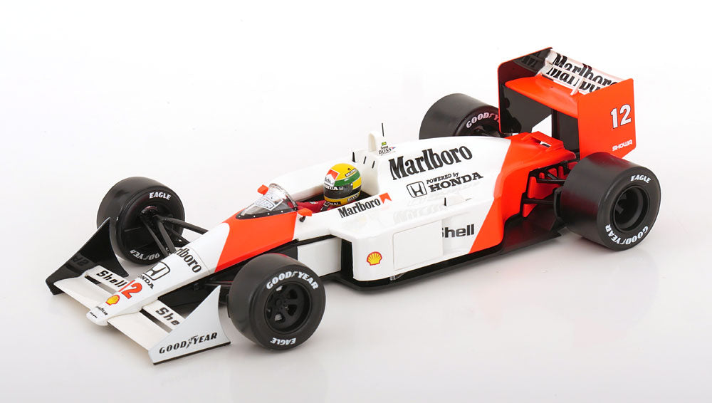 PremiumX 1:18 McLaren Honda MP4/4 GP Japan World Champion 1988 Marlboro Senna