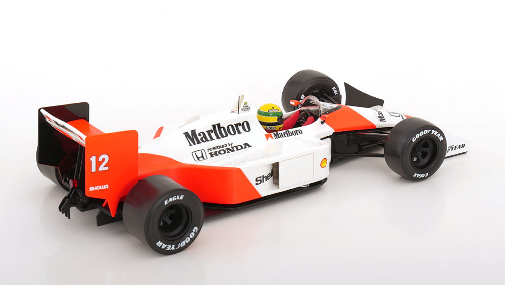 PremiumX 1:18 McLaren Honda MP4/4 GP Japan World Champion 1988 Marlboro Senna