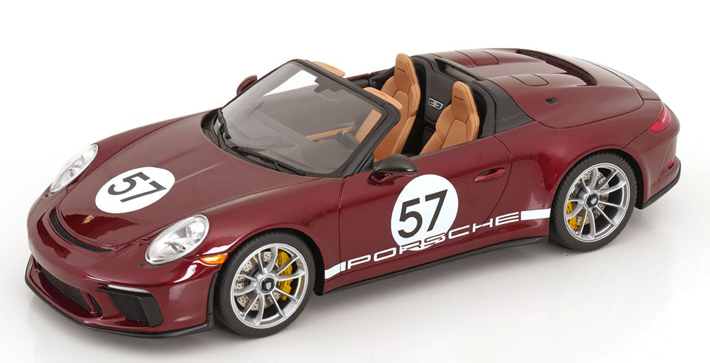 GT Spirit 1:18 Porsche 911 (991.2) Speedster Heritage Edition redmetallic white Limited Edition 999 pcs