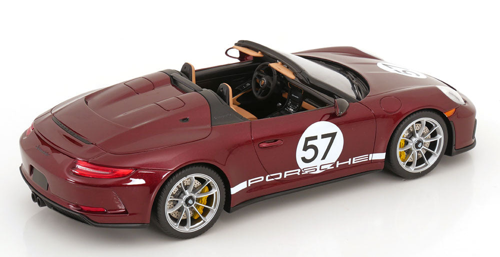 GT Spirit 1:18 Porsche 911 (991.2) Speedster Heritage Edition redmetallic white Limited Edition 999 pcs