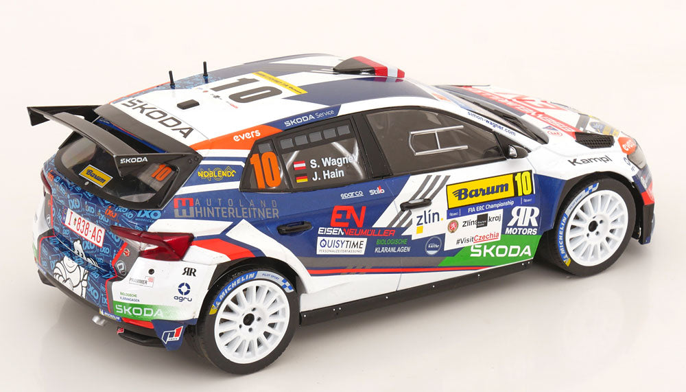 Ixo 1:18 Skoda Fabia RS Rally2 No 18 Rally Barum 2024 Wagner/Hain
