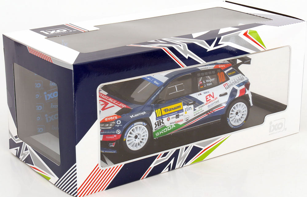 Ixo 1:18 Skoda Fabia RS Rally2 No 18 Rally Barum 2024 Wagner/Hain