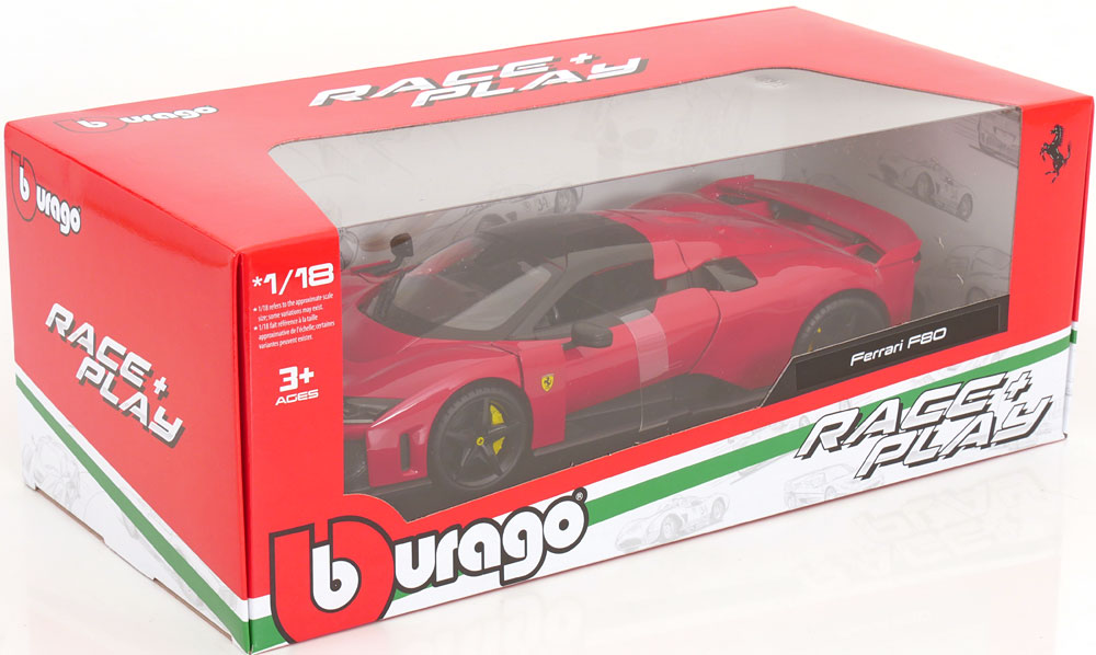 Bburago 1:18 Ferrari F80 2024 red black