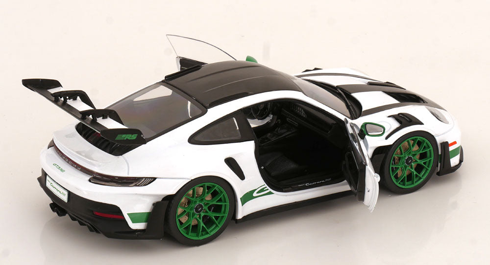 Solido 1:18 Porsche 911 (992) GT3 RS 2024 white green