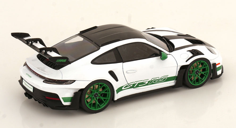 Solido 1:18 Porsche 911 (992) GT3 RS 2024 white green