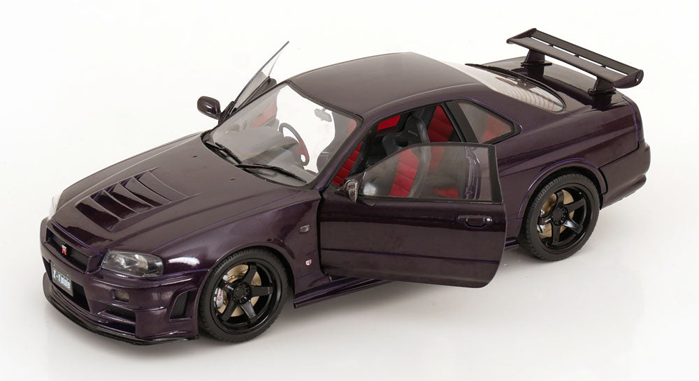 Solido 1:18 Nissan Skyline (R34) GT-R Z Tune 1999 purple-metallic