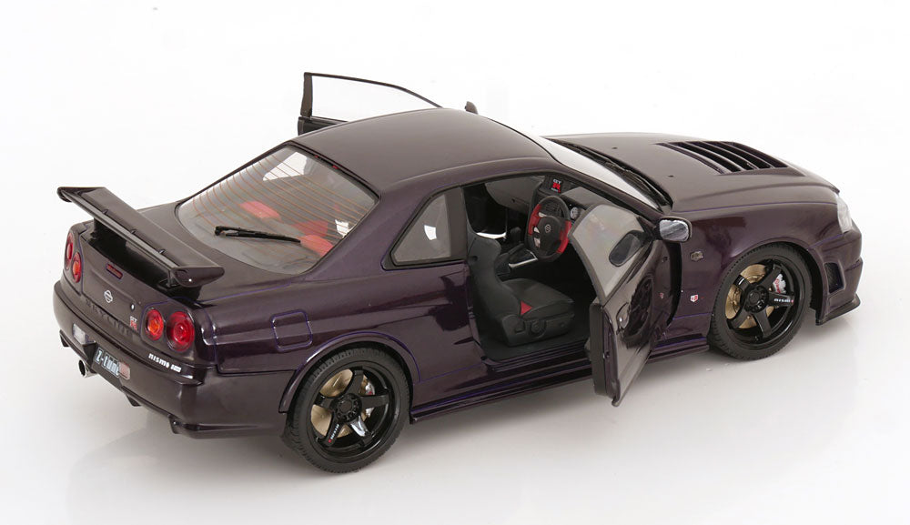 Solido 1:18 Nissan Skyline (R34) GT-R Z Tune 1999 purple-metallic