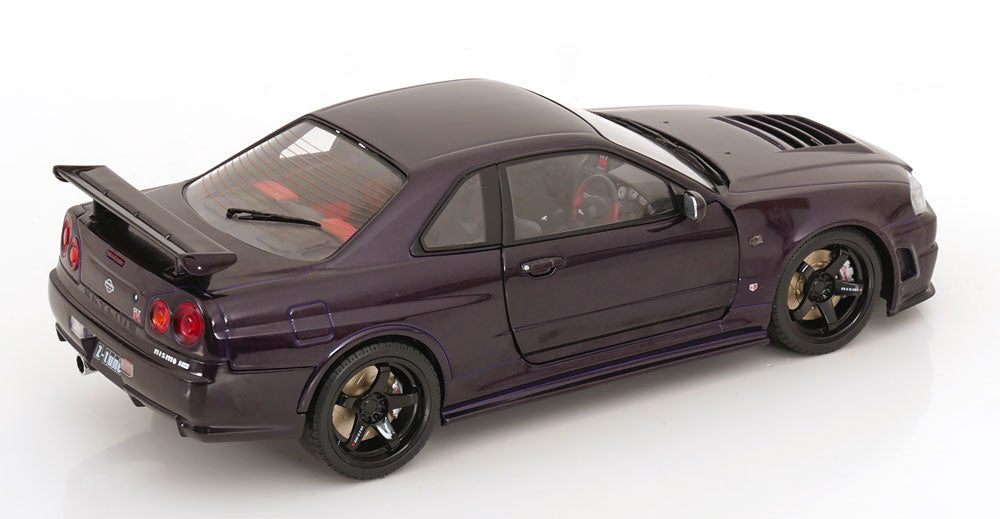 Solido 1:18 Nissan Skyline (R34) GT-R Z Tune 1999 purple-metallic