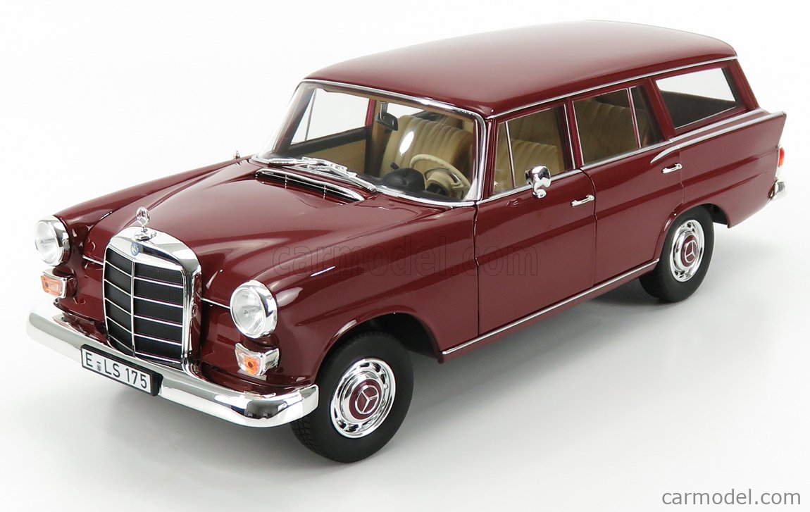 Norev 1:18 Mercedes 200 Universal W110 B II 1966 Dark Red
