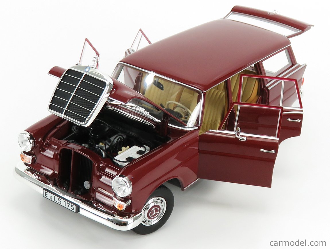 Norev 1:18 Mercedes 200 Universal W110 B II 1966 Dark Red