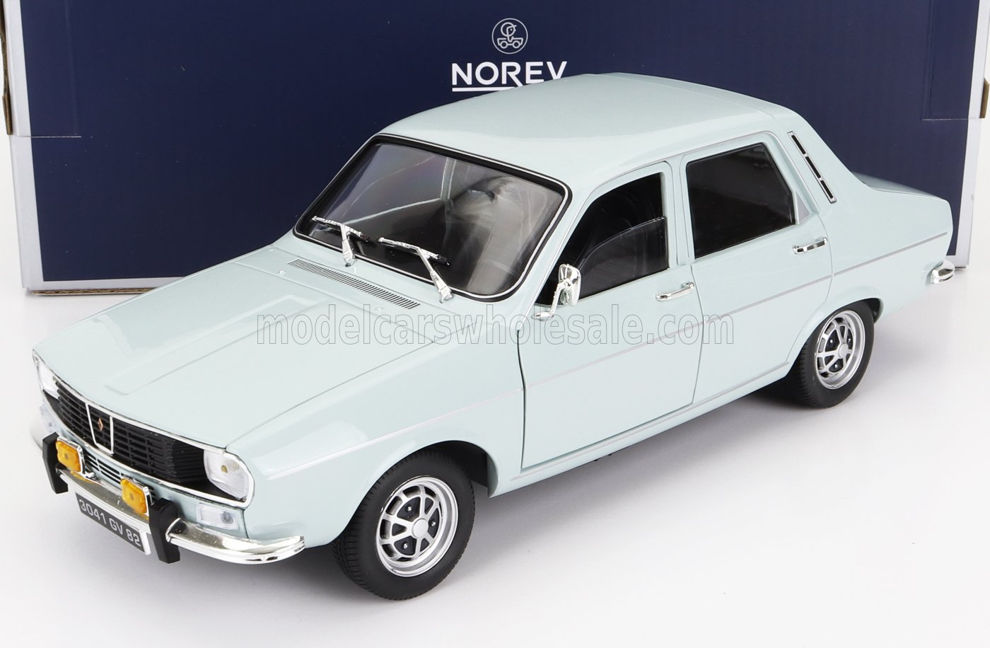 NOREV - 1:18 - RENAULT - 12 TS 1974 - LIGHT BLUE