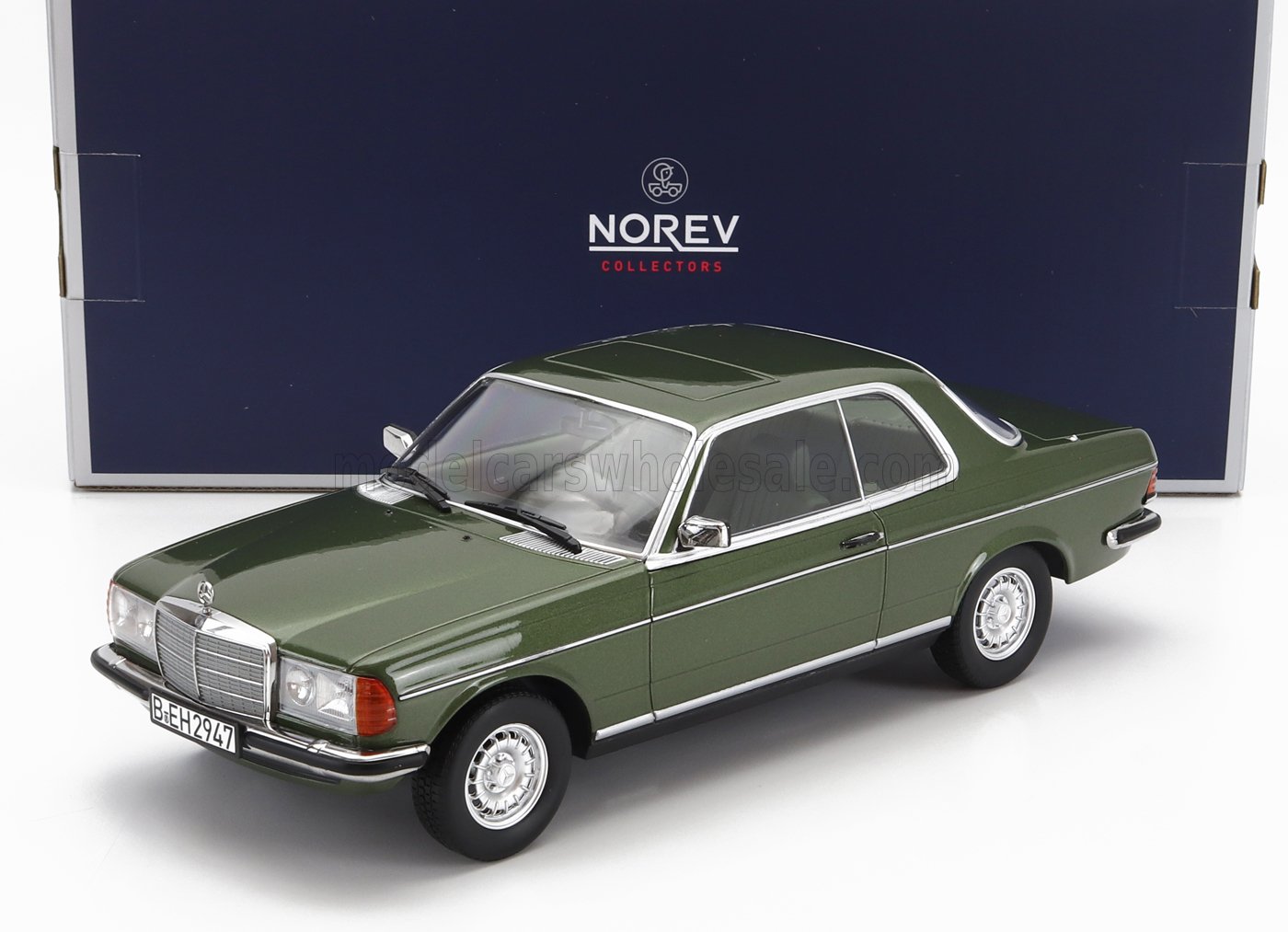 NOREV 1:18  MERCEDES BENZ - E-CLASS 280CE (C123) COUPE 1980 - GREEN