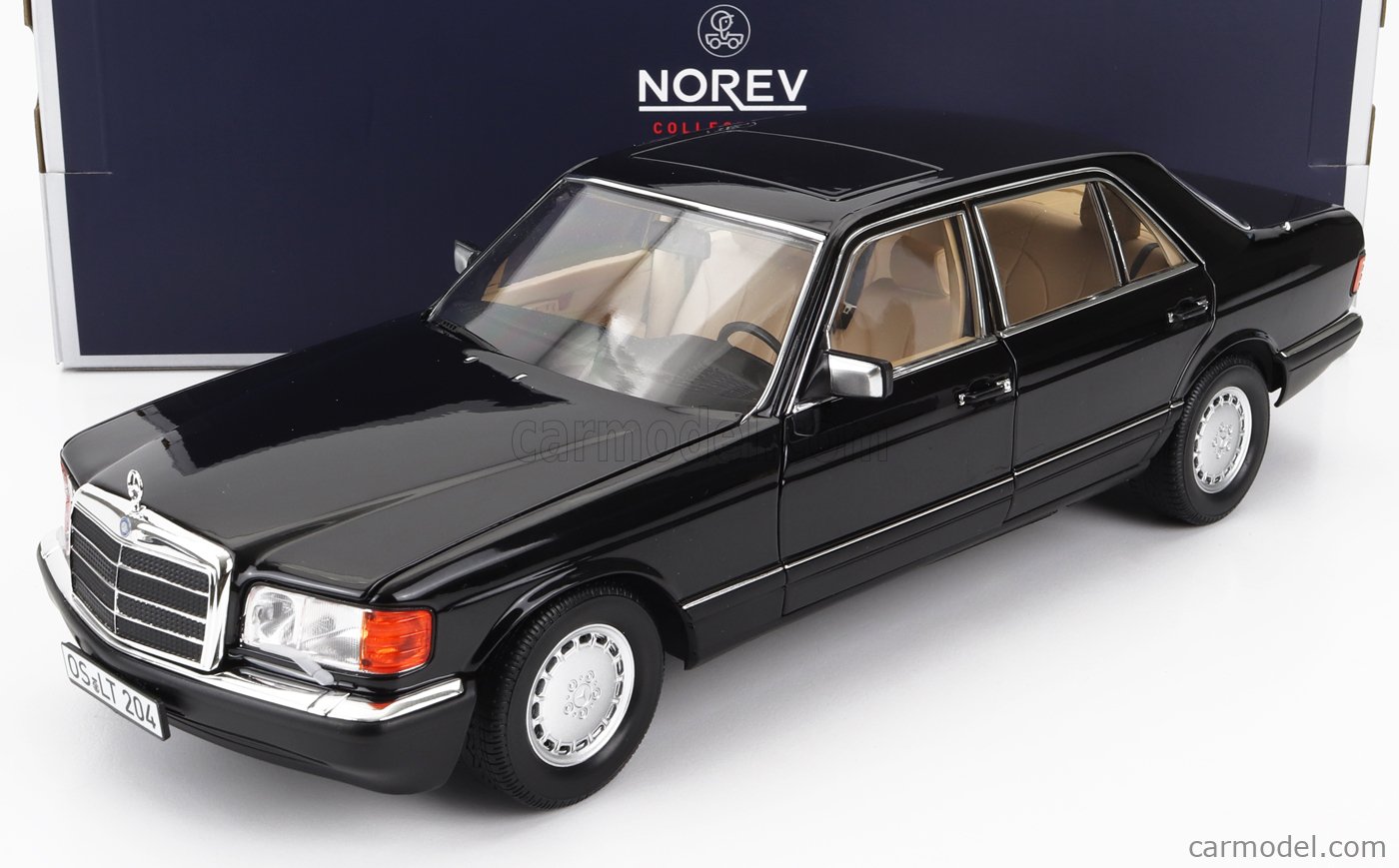 Norev 1:18 Mercedes 560 SEL W126 1989 Black