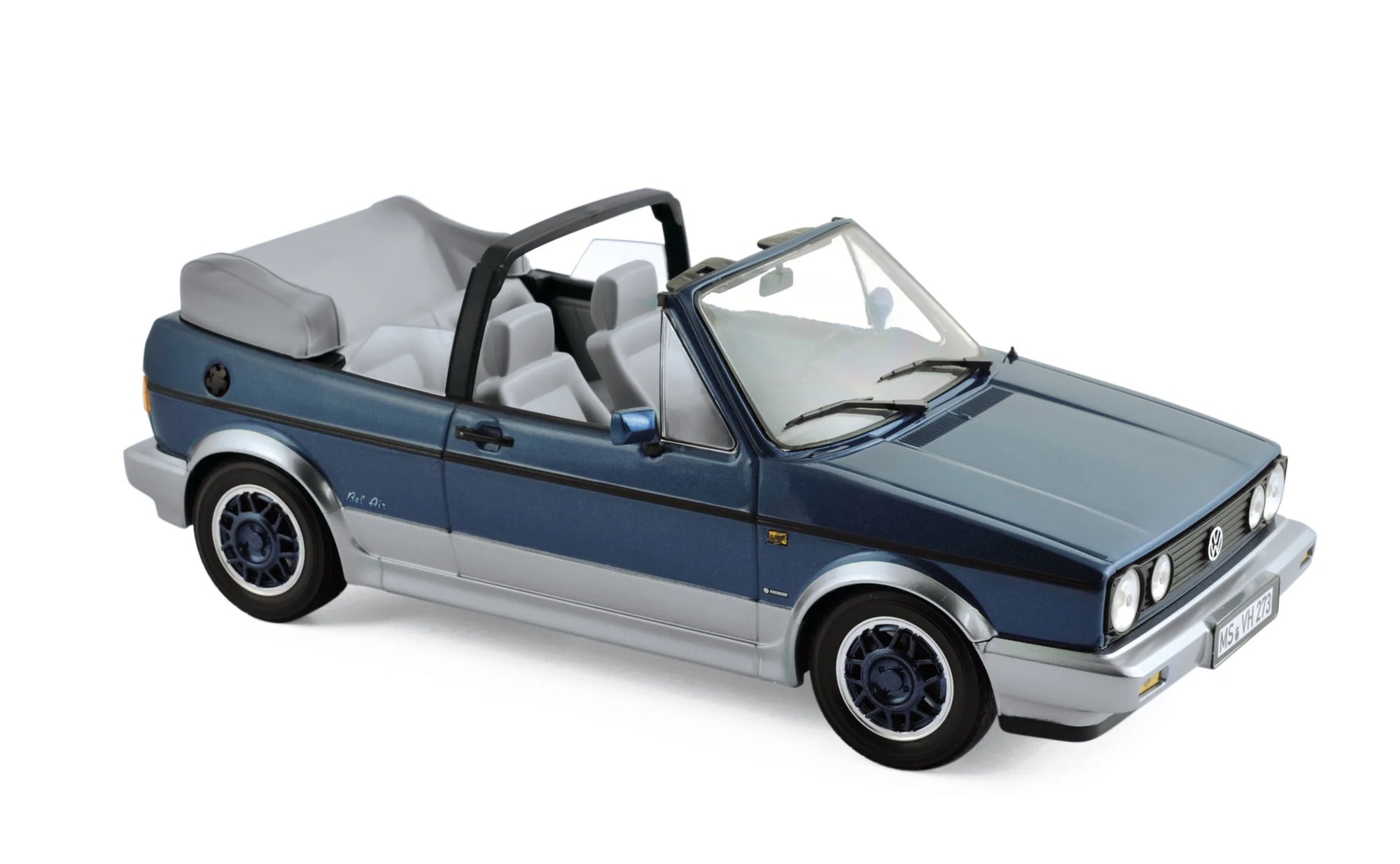 NOREV 1:18 VW Golf cabriolet “Bel Air” 1992 blue metallic