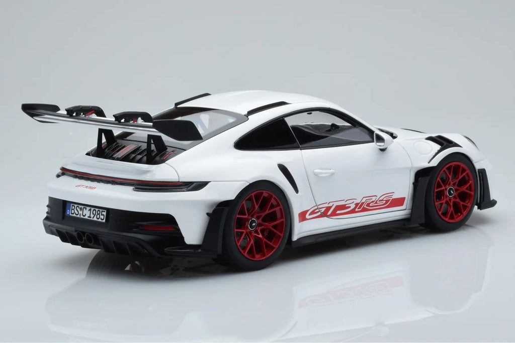 Norev 1:18 Porsche 911 992 GT3 RS White Pyro Red