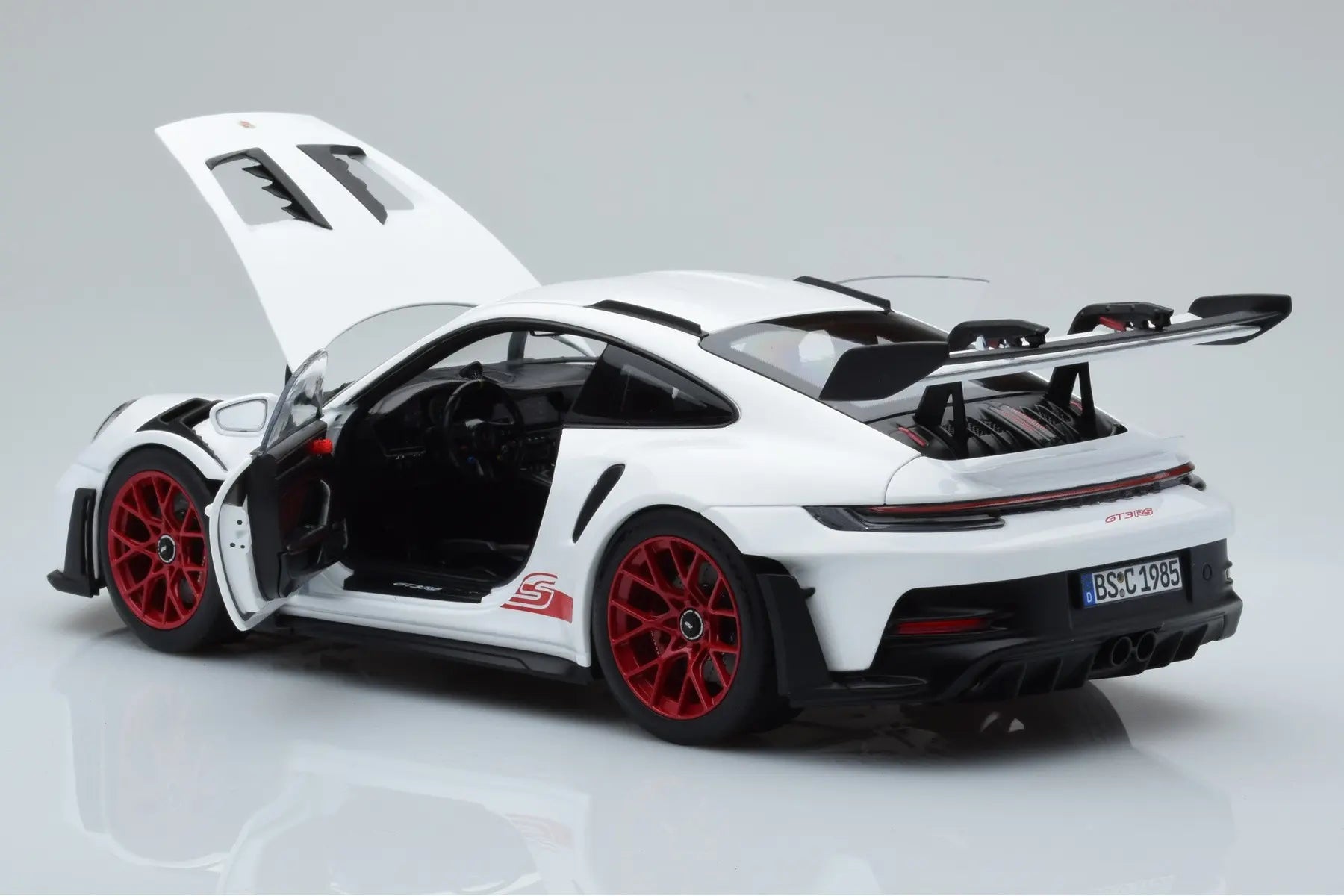 Norev 1:18 Porsche 911 992 GT3 RS White Pyro Red