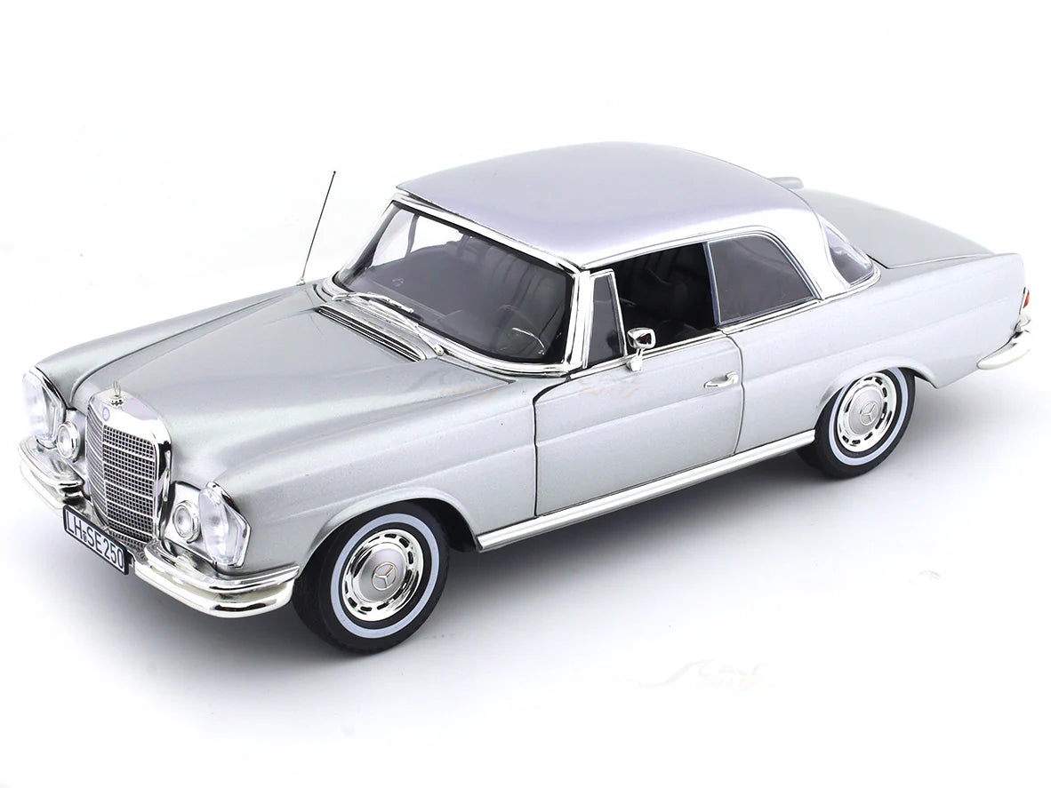 Norev 1:18 1969 Mercedes Benz 250 SE Coupe, Silver