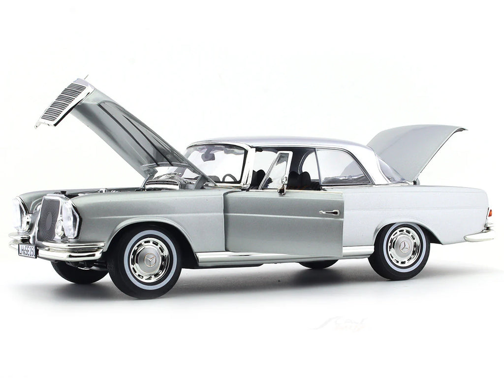 Norev 1:18 1969 Mercedes Benz 250 SE Coupe, Silver