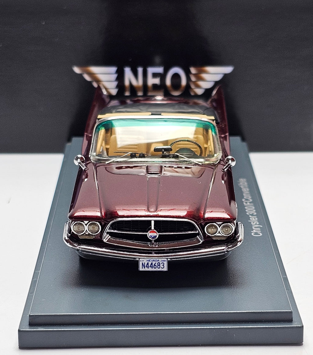 NEO 1:43 Scale Resin Model Chrysler 300 F Convertible 1960