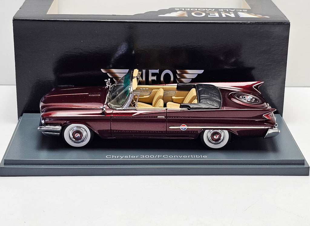 NEO 1:43 Scale Resin Model Chrysler 300 F Convertible 1960