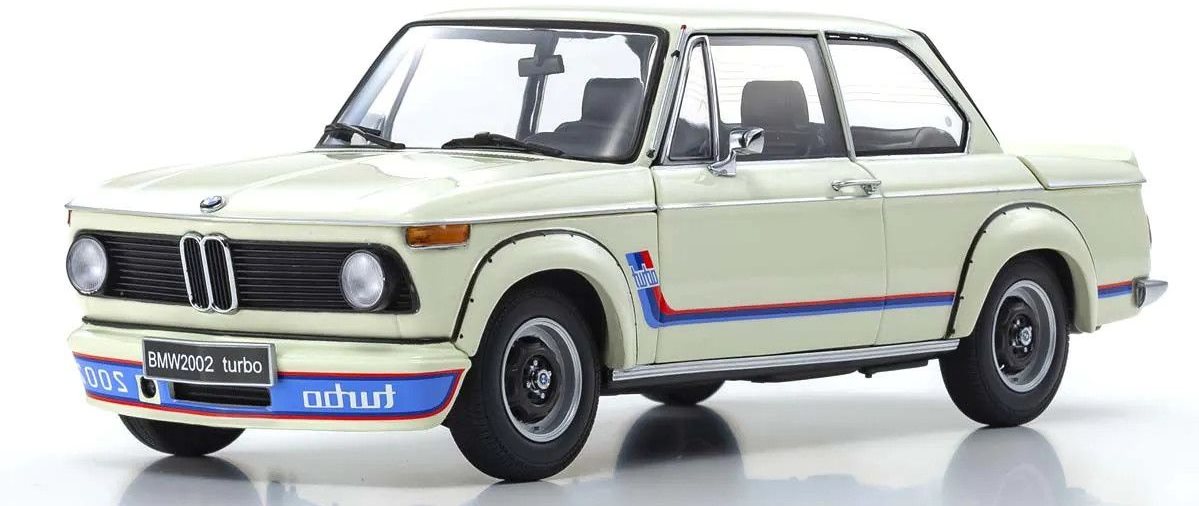 Kyosho 1:18 BMW 2002 turbo 1974 white