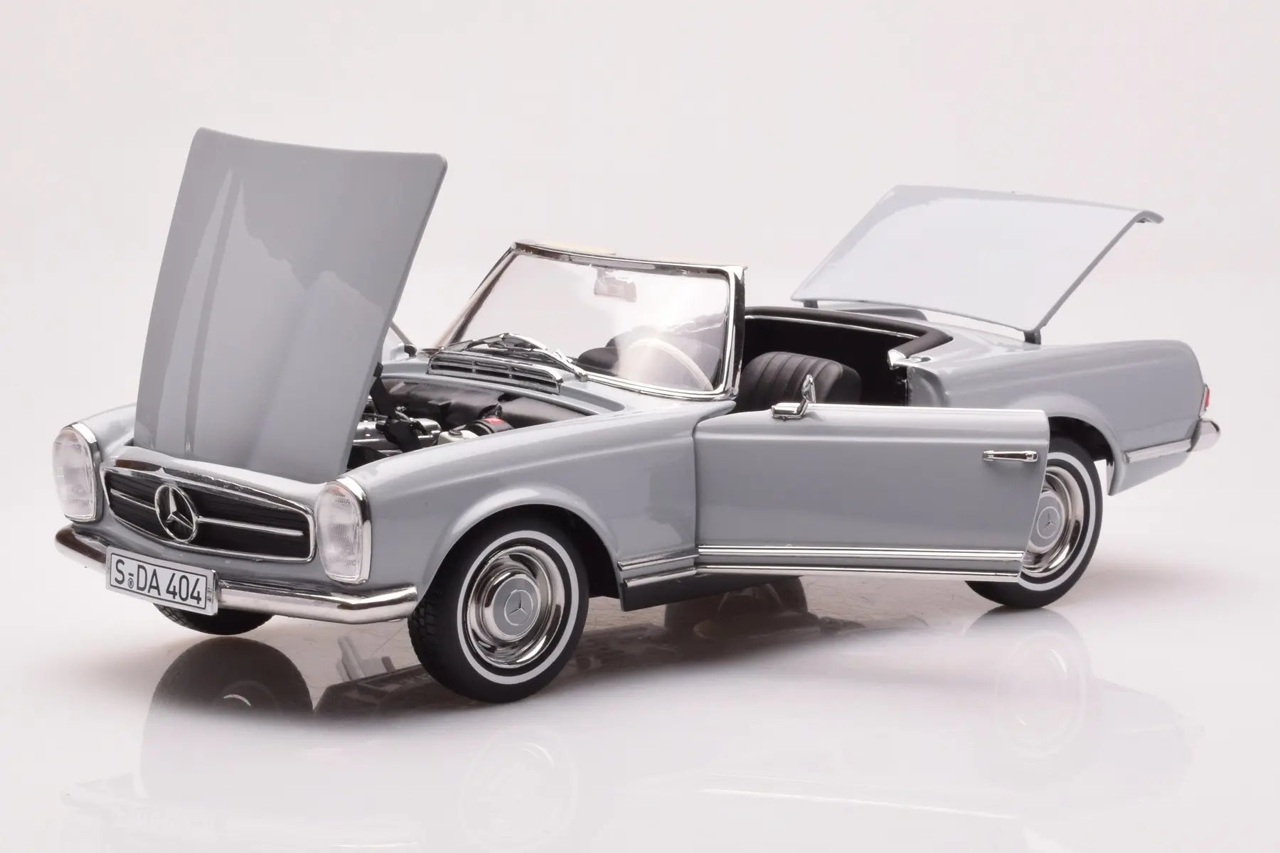Norev 1/18 Mercedes 230 SL W113 Pagoda Grey