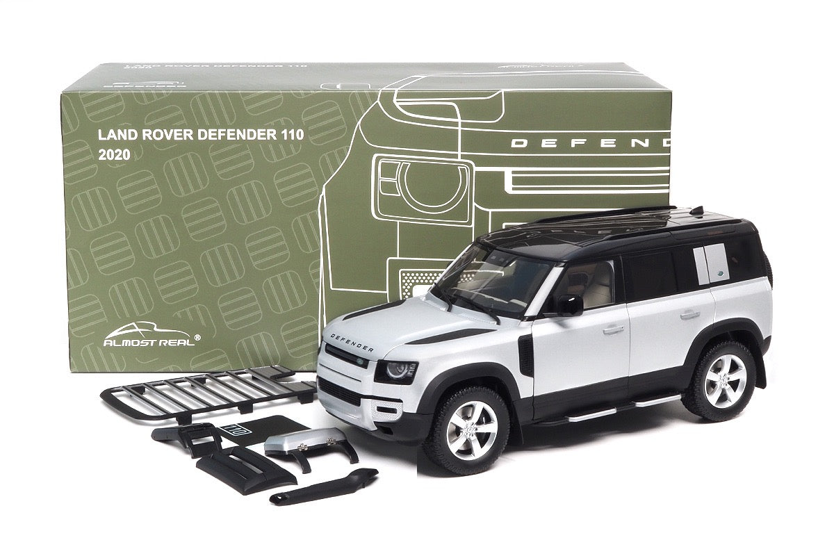 Almost Real 1:18 Land Rover Defender 110 Satin Indus Silver (2020