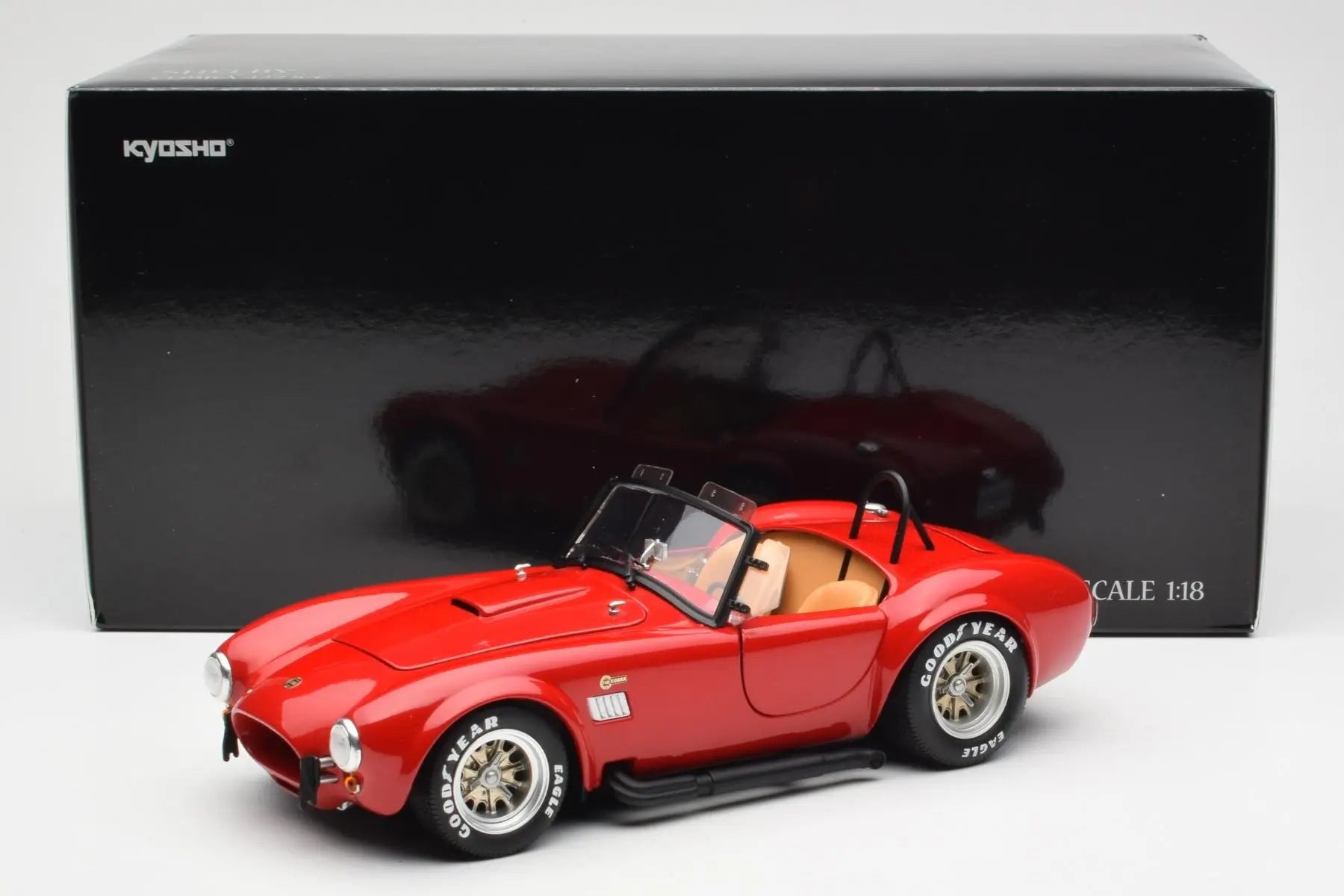 Kyosho 1:18 Shelby Cobra 427 S/C Roadster Red