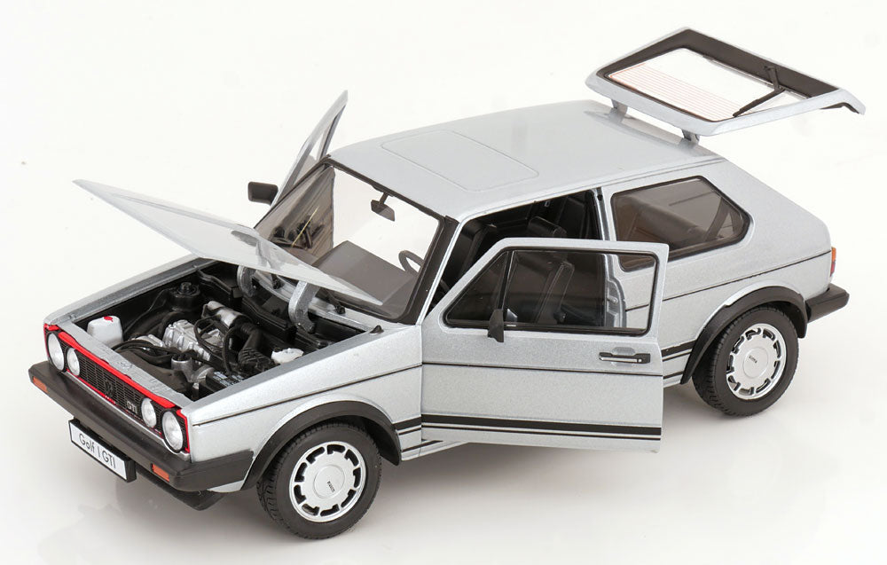 Welly 1:18 VW Golf 1 GTI Pirelli 1983 silver