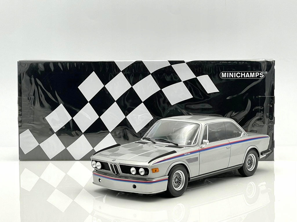 Minichamps 1:18 BMW 3.0 CSL (E9) - 1973, silver