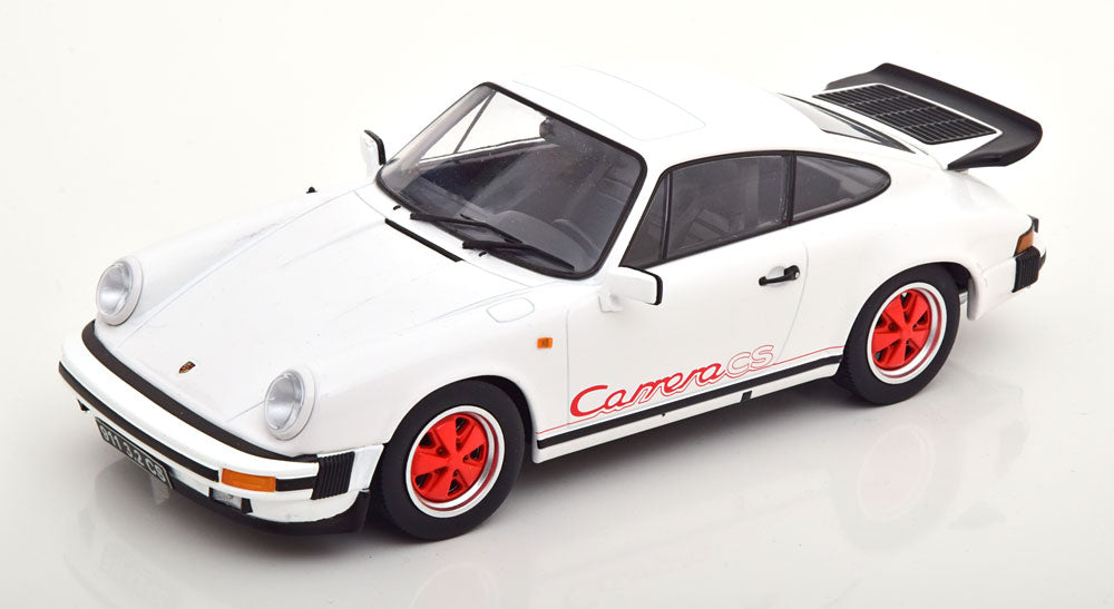 KK-Scale 1:18 Porsche 911 Carrera 3.2 Clubsport 1989 white red