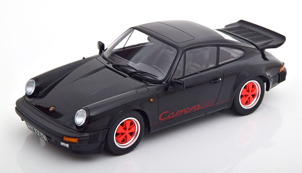 KK-Scale 1:18 Porsche 911 Carrera 3.2 Clubsport 1989 black red
