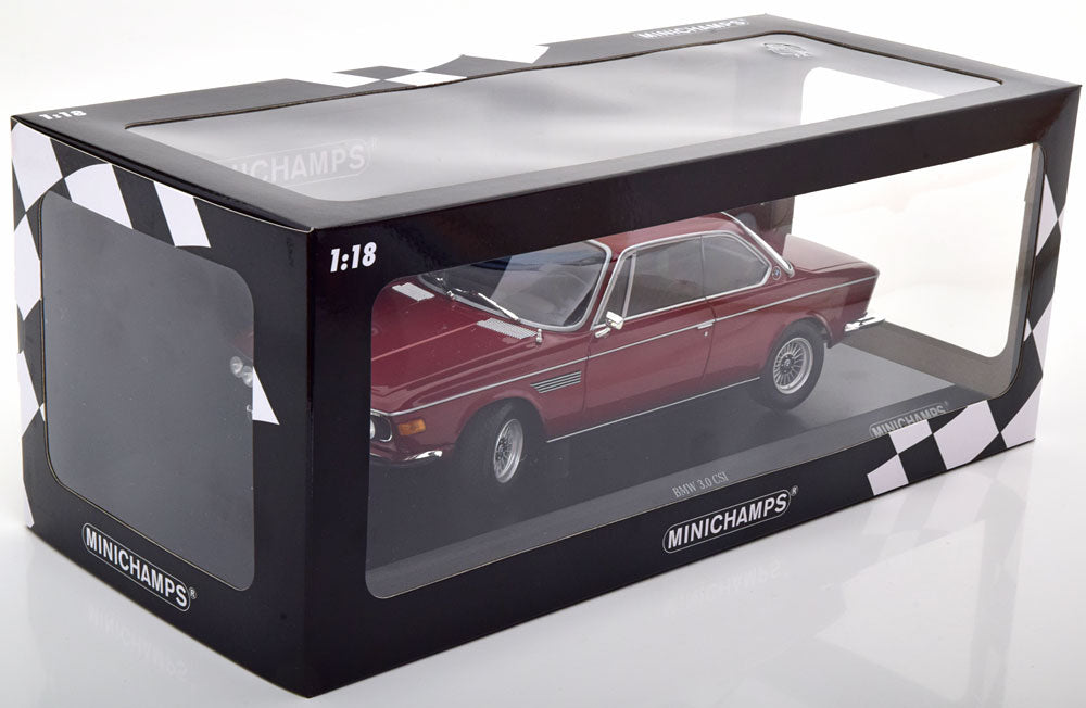 Minichamps 1:18 BMW 3.0 CSI E9 1971 red-metallic Limited Edition 506 pcs
